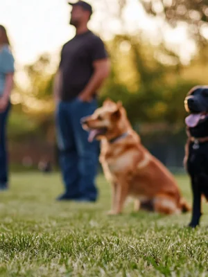 Hundetraining Sitz, Platz und Warten im HZO Benken. Förderung von Impulskontrolle und Ruhe